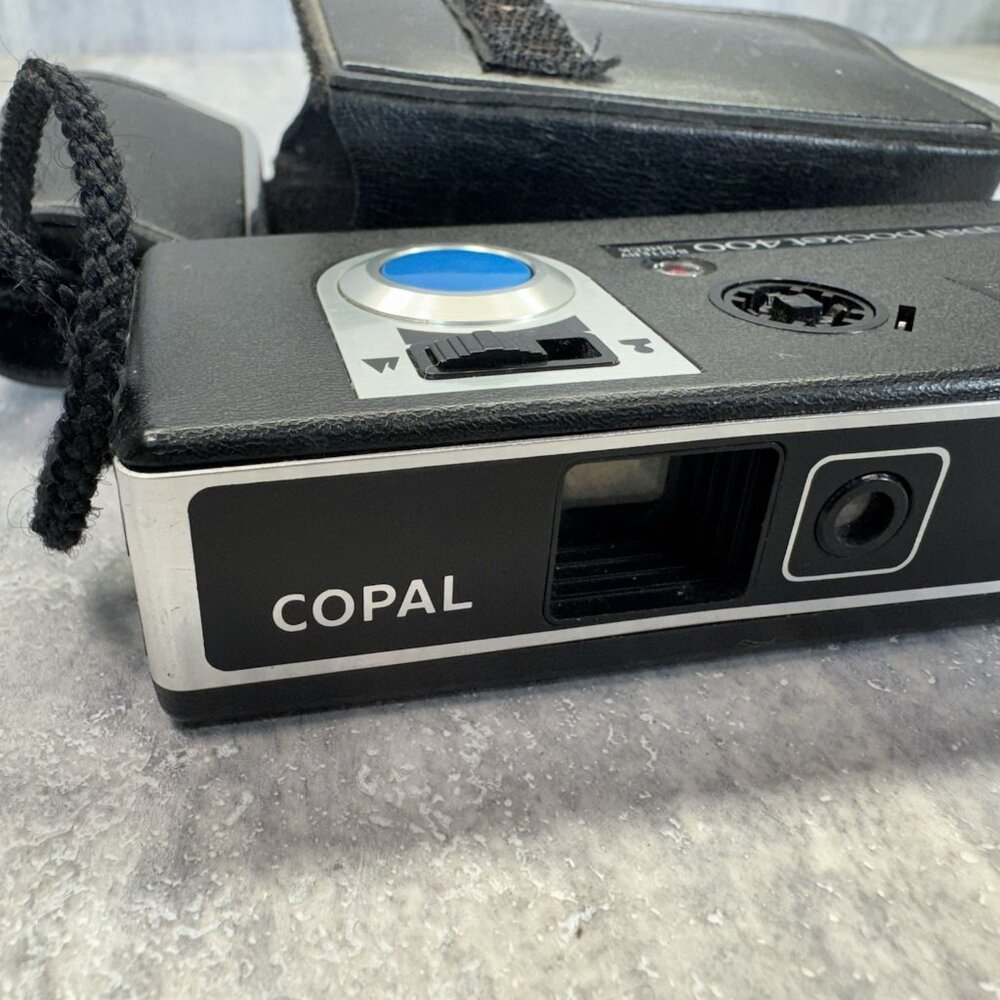 Vintage Rare - Copal Pocket 400 110 Film Point & Shoot Camera w/ Case Untested - Picture 3 of 9